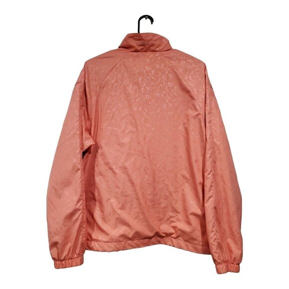 Cabela's Women's Full-Zip Peach Floral Lined Light Jacket Coat Size M - Picture 2 of 11